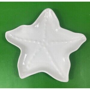 Home Studio Catalina China Collection Porcelain Salad Luncheon Starfish Plate